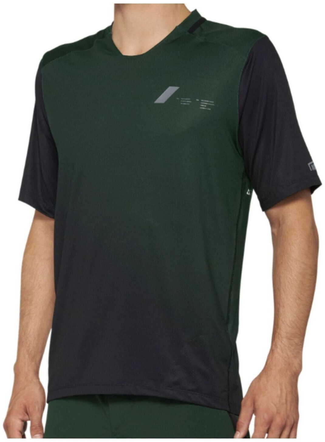 100% Short sleeve jersey celium forest black
