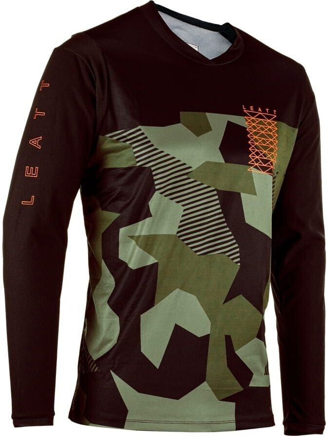 Leatt Gravity Jersey Camo green
