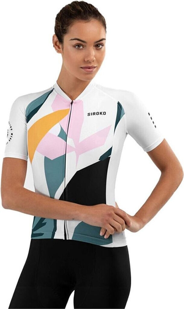 Siroko Radtrikot M2 Pinerolo weiß grün pink