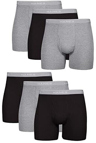 Hanes Boxer Shorts without label Retro Shorts black gray