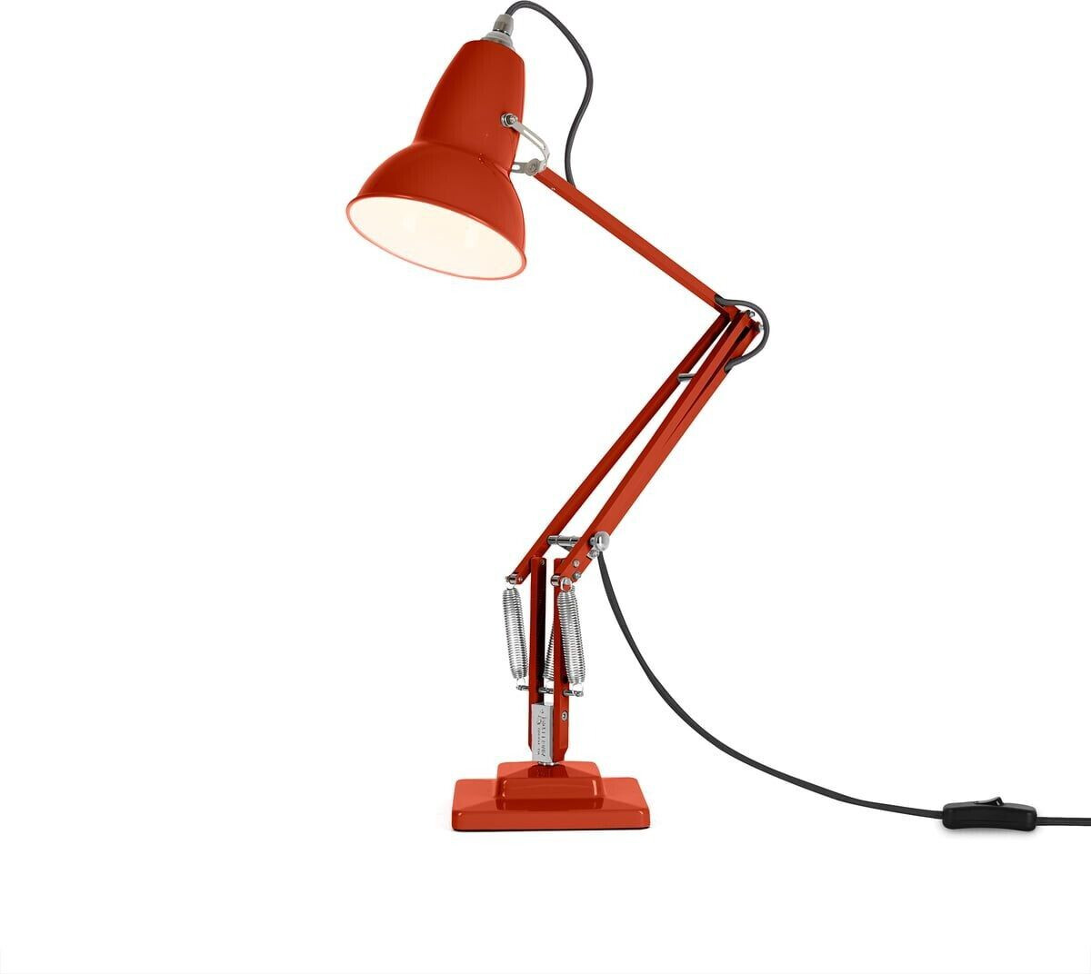 Anglepoise Original 1227 table lamp black Coral Red