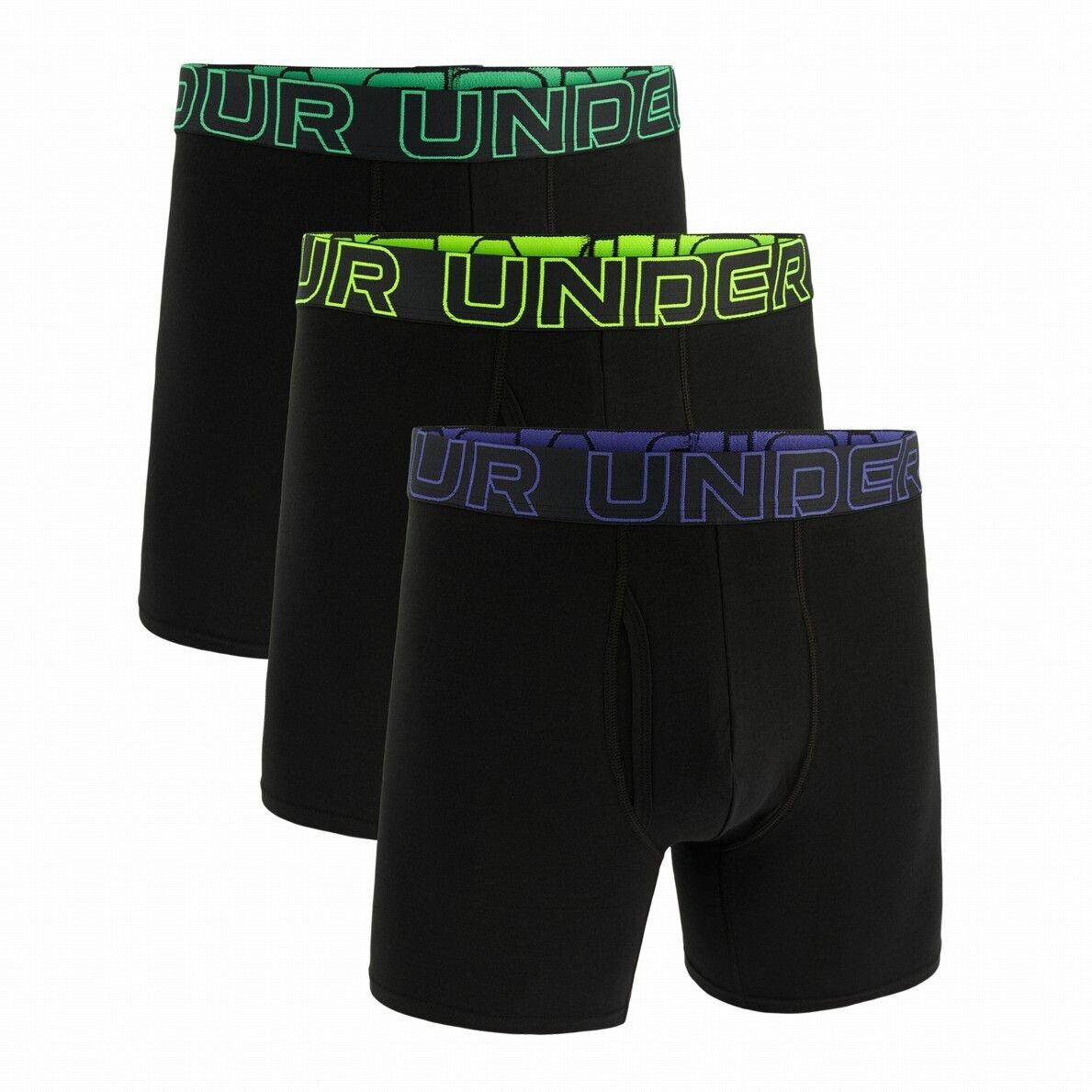 Under Armour Performance Cotton Solid Boxerjock Pack