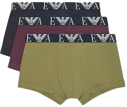 Emporio Armani Boxer Shorts with elastic label waistband 3-pack