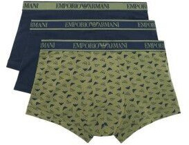 Emporio Armani Boxer Shorts Logo navy green 112130 4F717