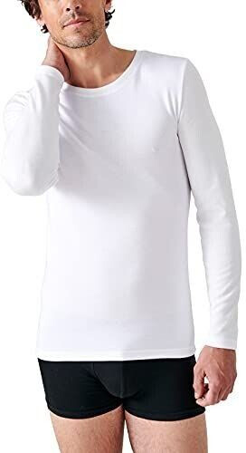 Damart Long Sleeve Thermal Underwear Tops white 38767-01010