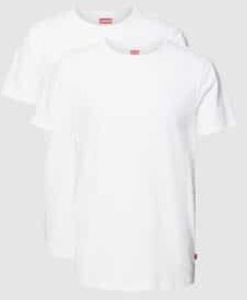 Levi's T-Shirt with label detail 2-pack white