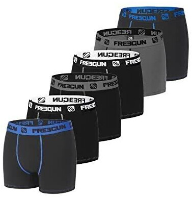 Freegun Breathable non-slip Boxer Shorts black gray white blue