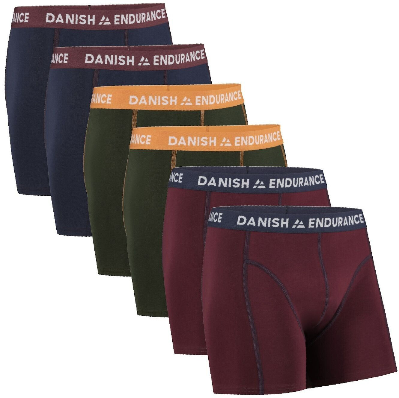 Danish Endurance Boxer Shorts Classic Trunks red