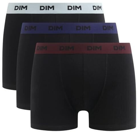 Dim Boxer Shorts Mix Colors optimal fit x3 black green blue red