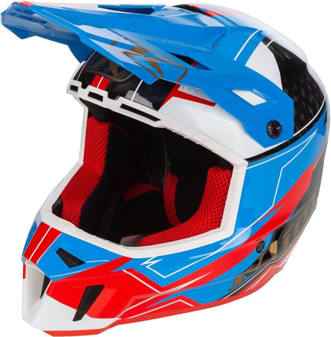 Klim F3 Carbon Velocity Snowmobil Black/Red/Blue
