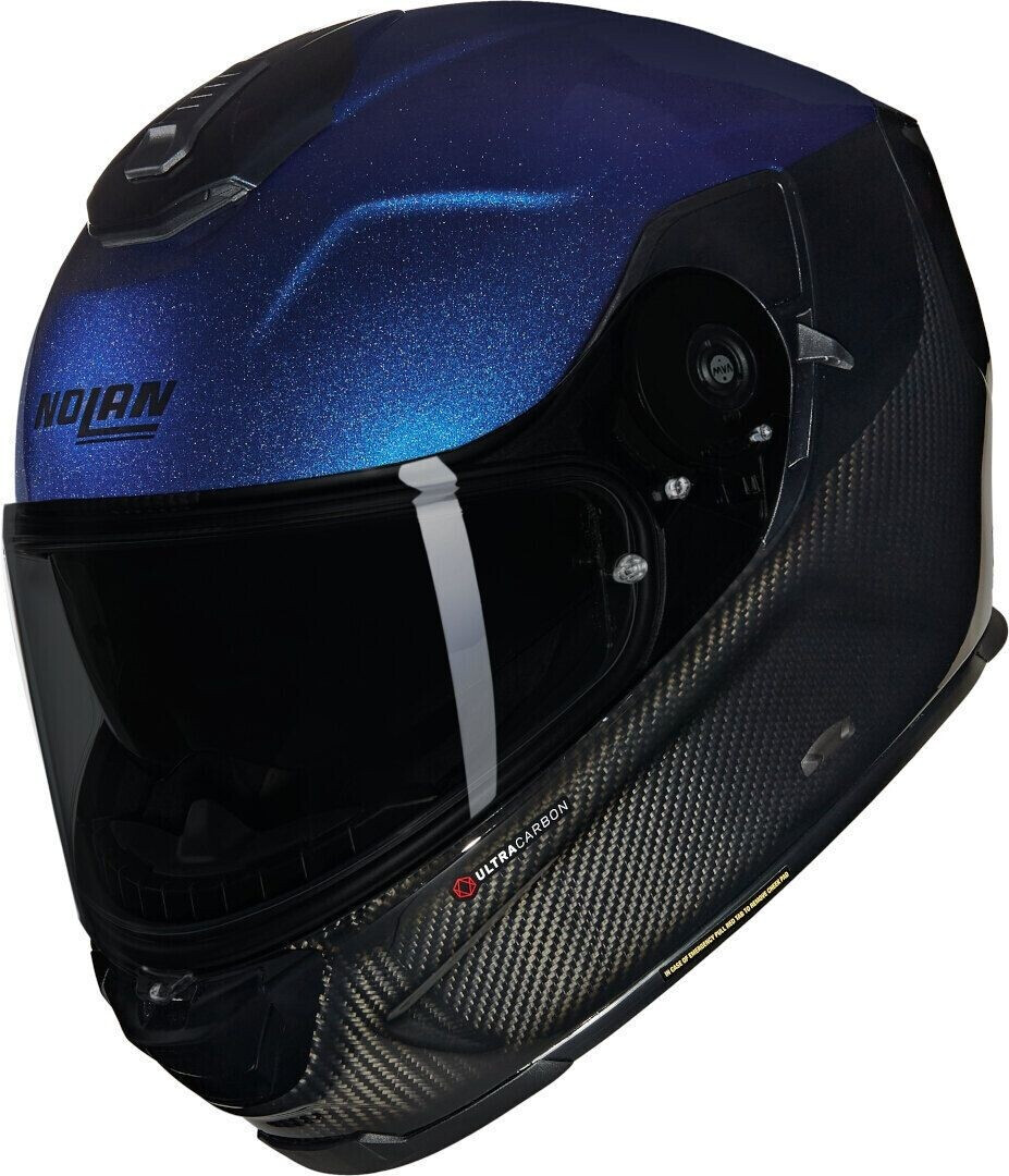 Nolan X-903 Ultra Carbon Verniciatura Speciale N-Com Black/Blue