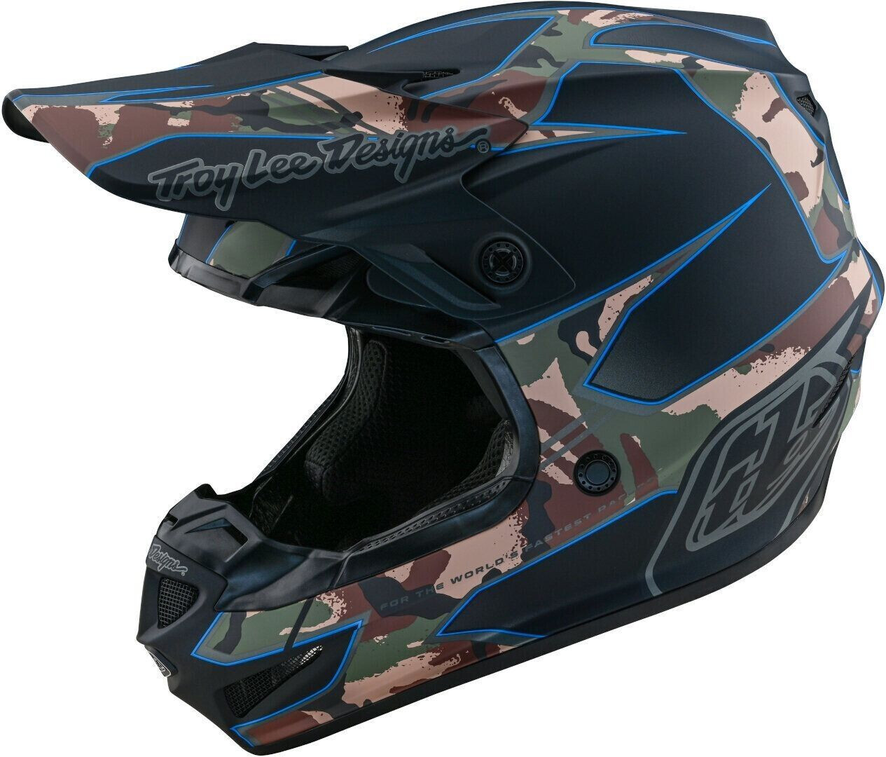 Troy Lee Designs SE4 Polyacrylite Matrix MIPS Black