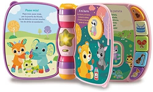 VTech Baby Computer Portatile Educativo 80-191204 Per Bambini 12-36 Mesi, Con Animali, Forme E Musica