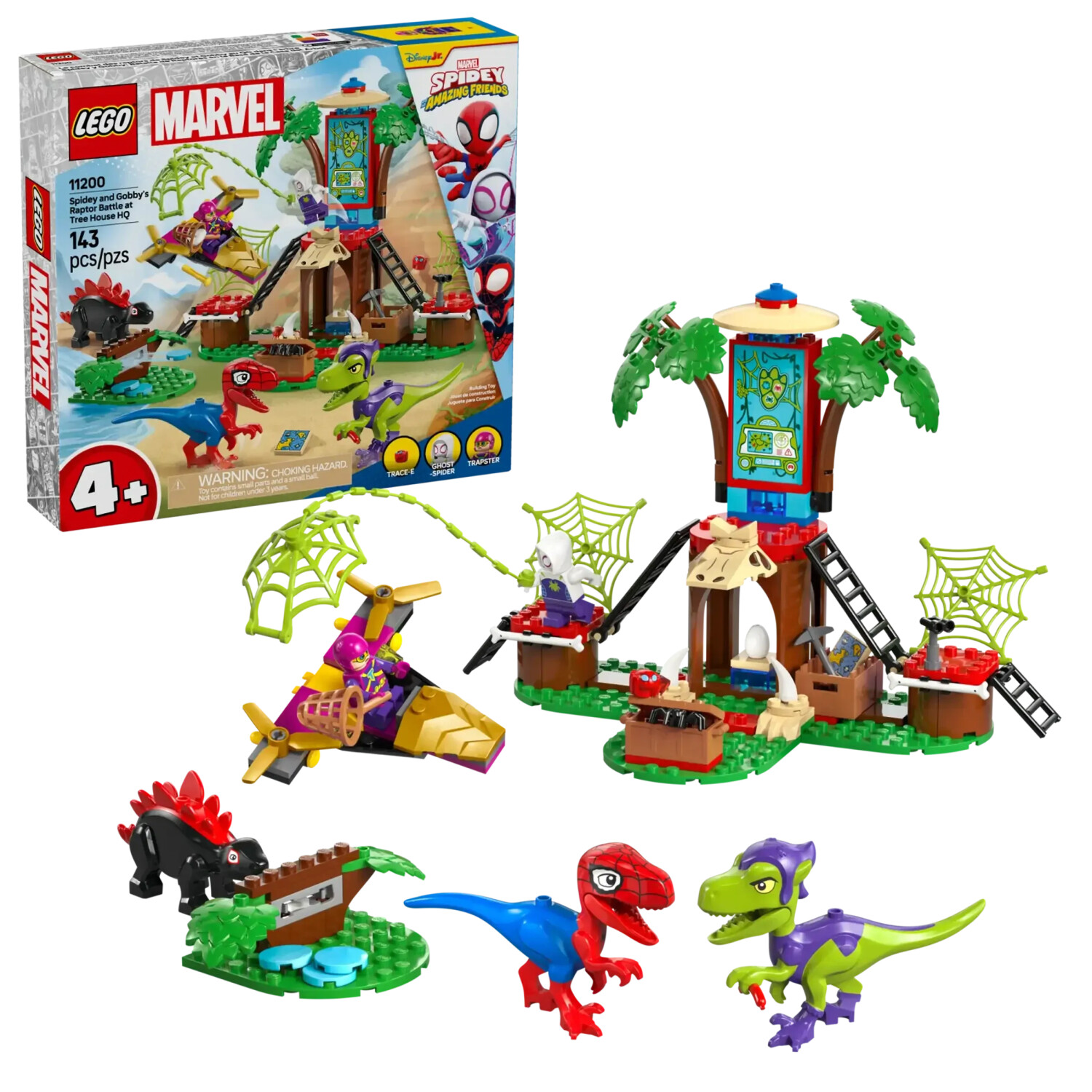 LEGO Marvel - Spidey contre le raptor de Gobby à la cabane dans l’arbre (11200)