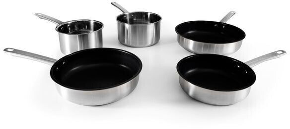 KitchenCook Batterie de cuisine inox antiadhésif TFI Unlimited