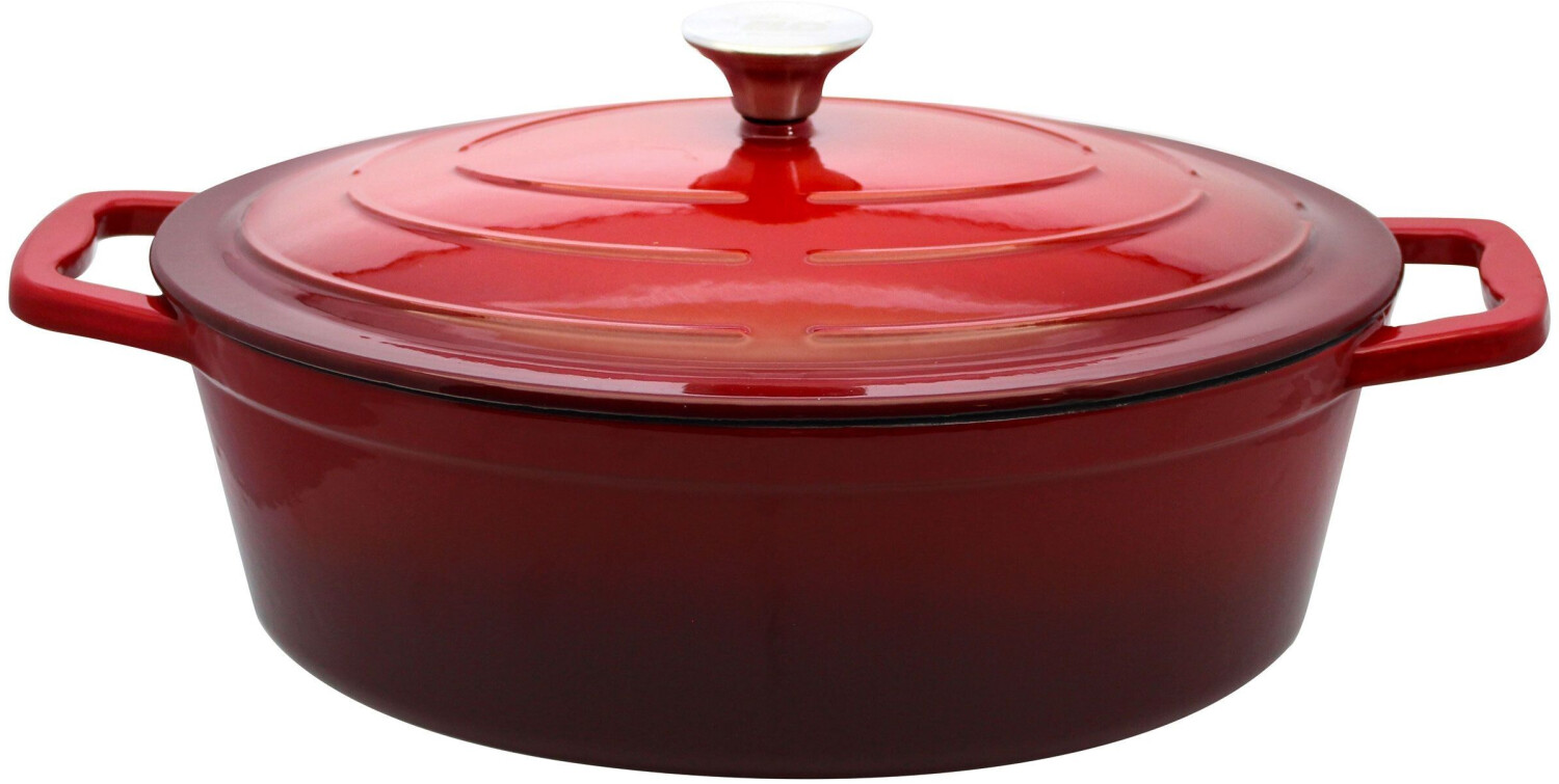 Elo Cocotte fonte émaillée rouge Elo 33 cm