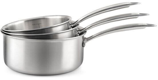Cuisinox Batterie de cuisine inox Gourmet 16, 18 et 20 cm