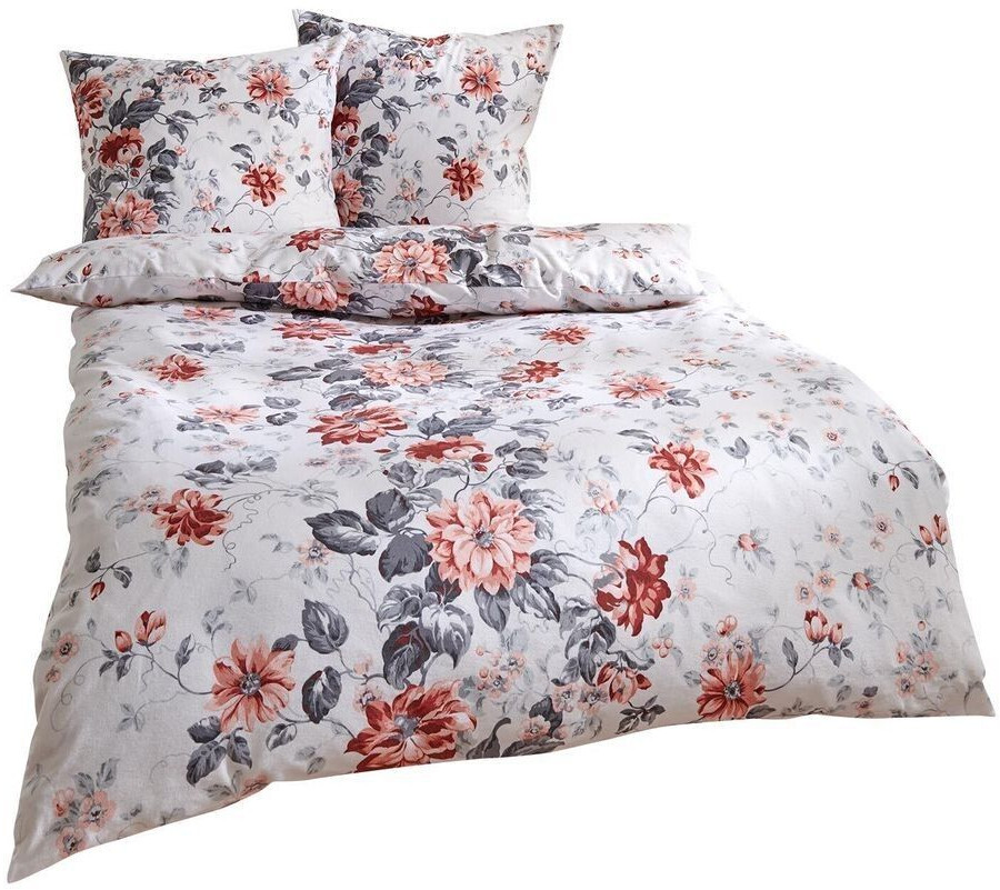 Flanell Bettwäsche Mit Hirsch-Motiv – 1x 200x200 Cm Bezug + 2x 80x80 Cm Kissen, Kuschelig Warm
