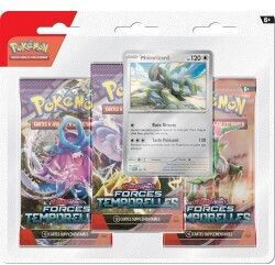 Asmodée Pokémon Pack 3 boosters Écarlate & Violet Forces temporelles EV05 (français)