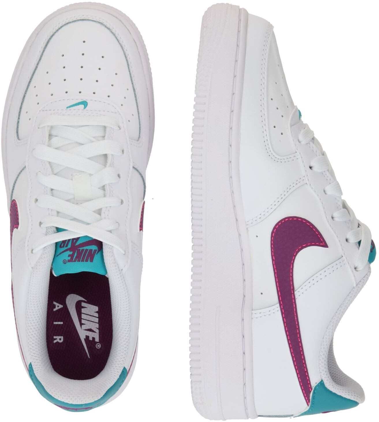 White air force pink tick cheap