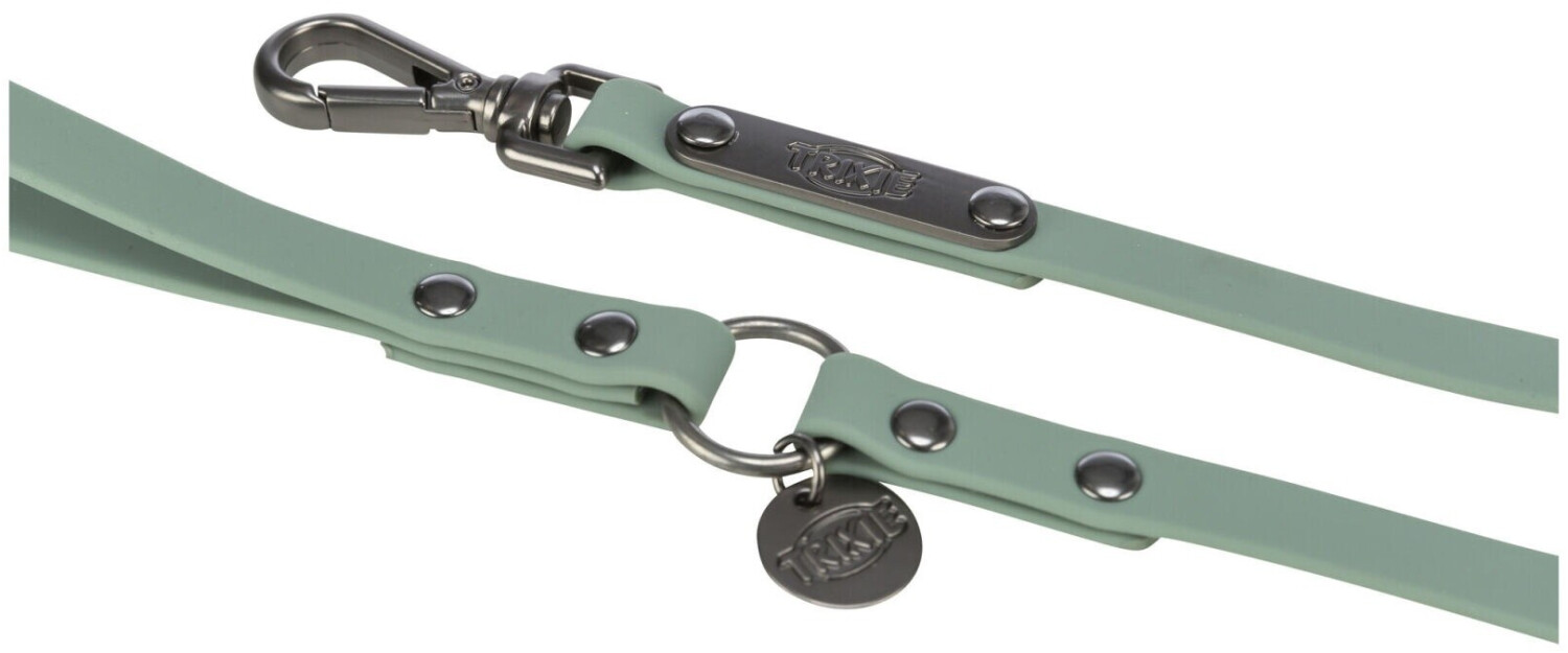 Trixie Laisse classique pour chien L/XL 1 m 20 mm sauge Trixie Laisse classique pour chien L/XL 1 m 20 mm sauge