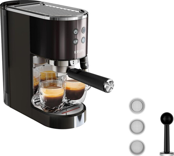 Krups XP444G Virtuoso+ Chrom Schwarz, Bild 2