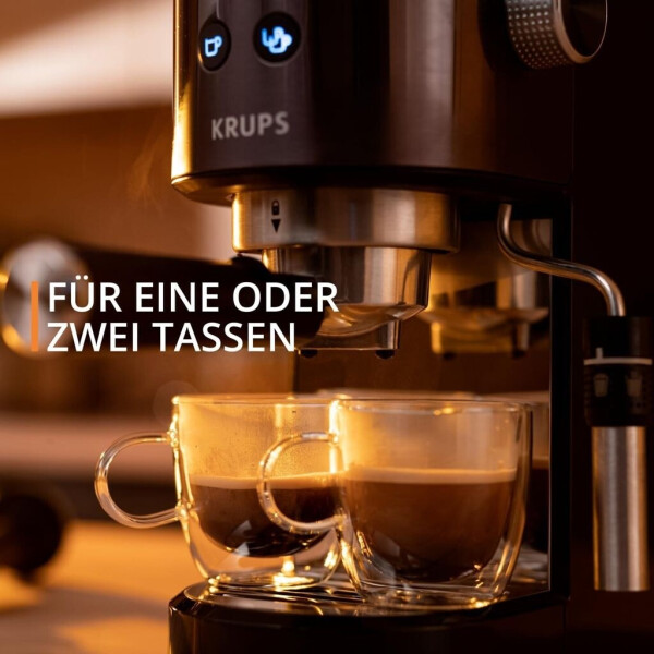 Krups XP444G Virtuoso+ Chrom Schwarz, Bild 6