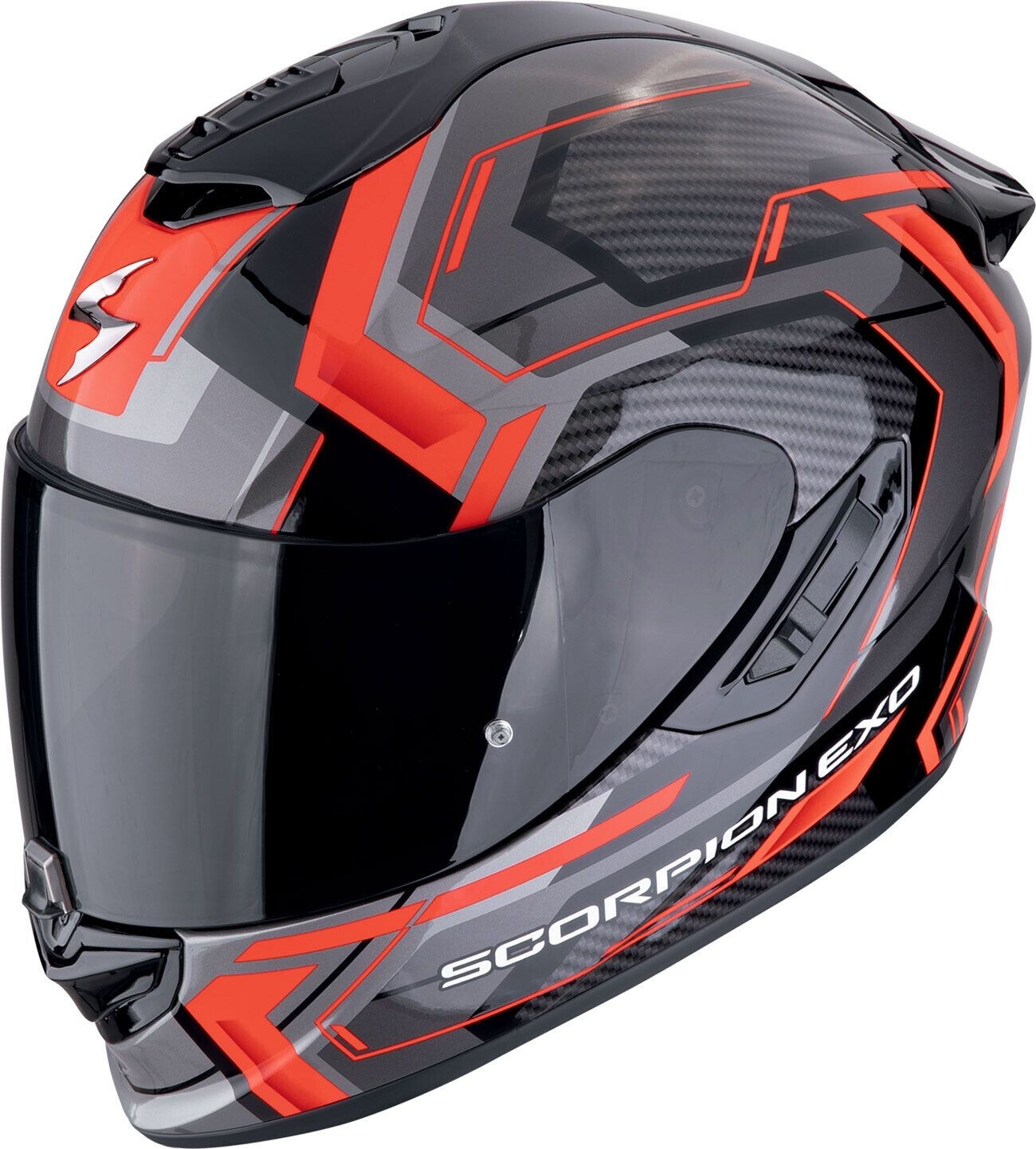 Scorpion Exo 1400 Evo 2 Air Linart noir/rouge