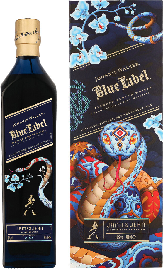 Johnnie Walker Blue Label 0,7l 40% Year Of The Snake Limited Edition au  meilleur prix sur idealo.fr