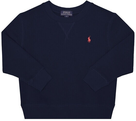 Ralph Lauren Crew neck sweater made of fleece (504002) blue