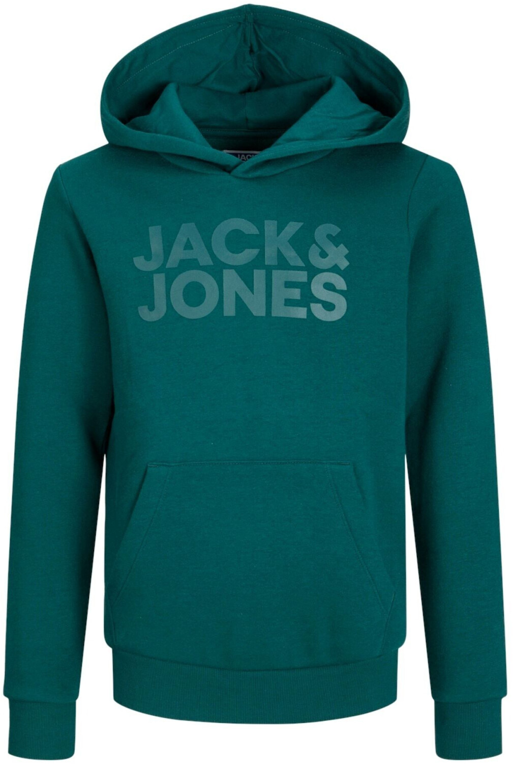 Jack & Jones Corp Logo Hoodie (12152841) deepteal/fitlargeprint/wdeepteal