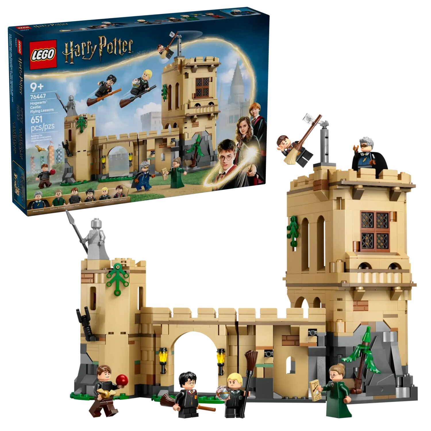 LEGO Harry Potter - Le château de Poudlard : les cours de vol (76447)