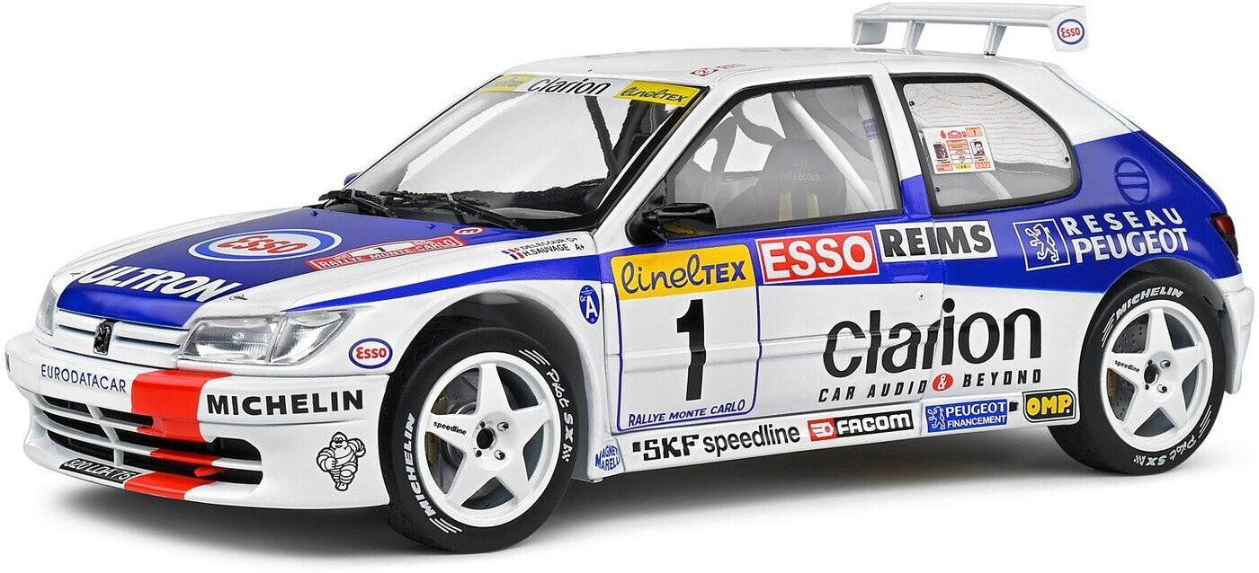 Solido Peugeot 306 Maxi Rallye Monte Carlo 1996 #1 F. Delecour/M. Sauvage (S1808305)