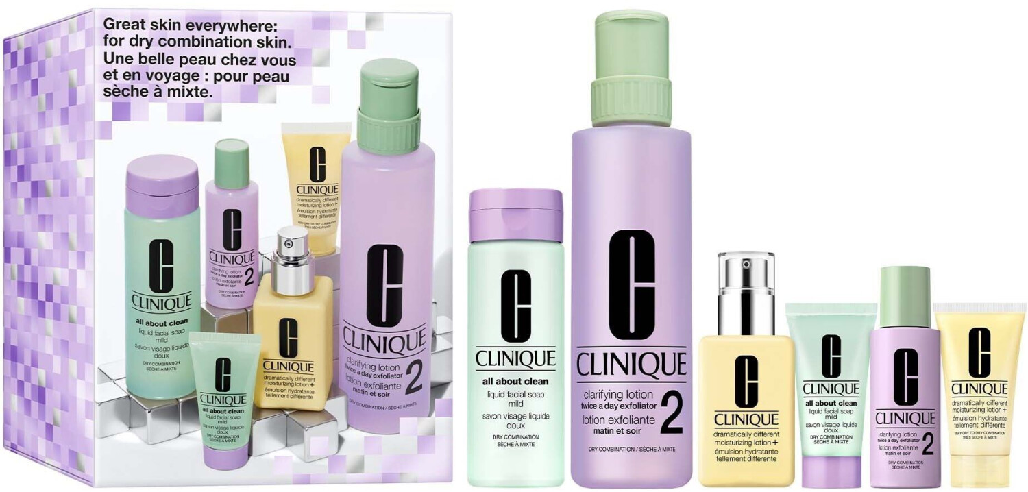 Clinique Great Skin Everywhere Set Dry/Combination Skin (6pcs.)