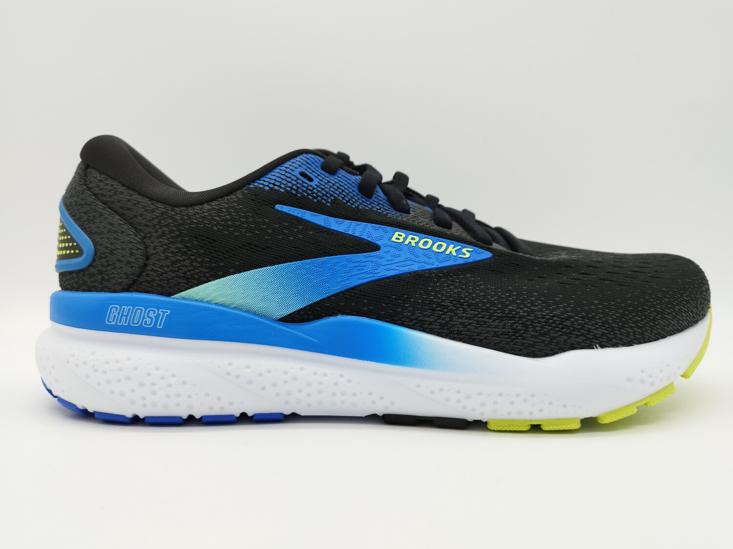 Brooks Ghost 16 (110418-1D-002) black/cobalt/neo yellow
