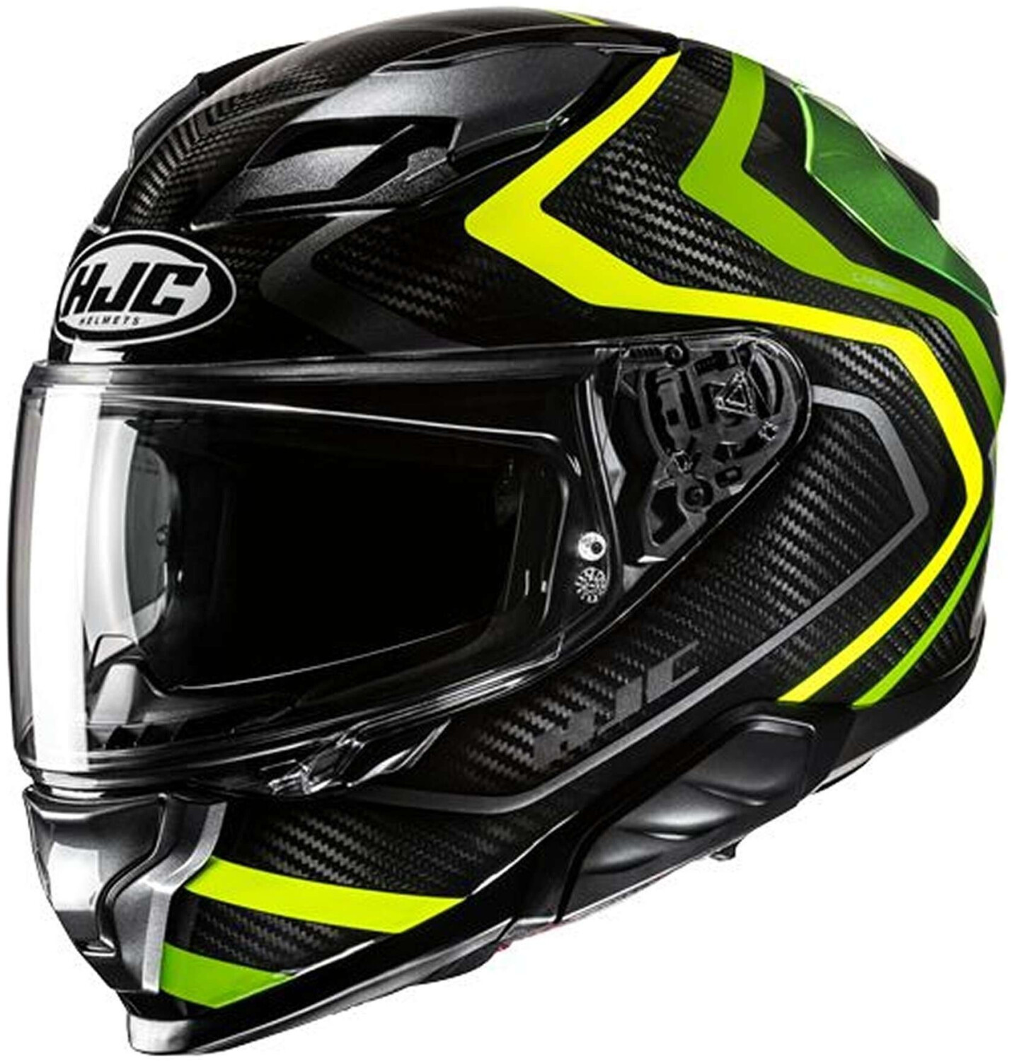 HJC F71 Carbon Nevio MC3H noir/jaune fluo/vert