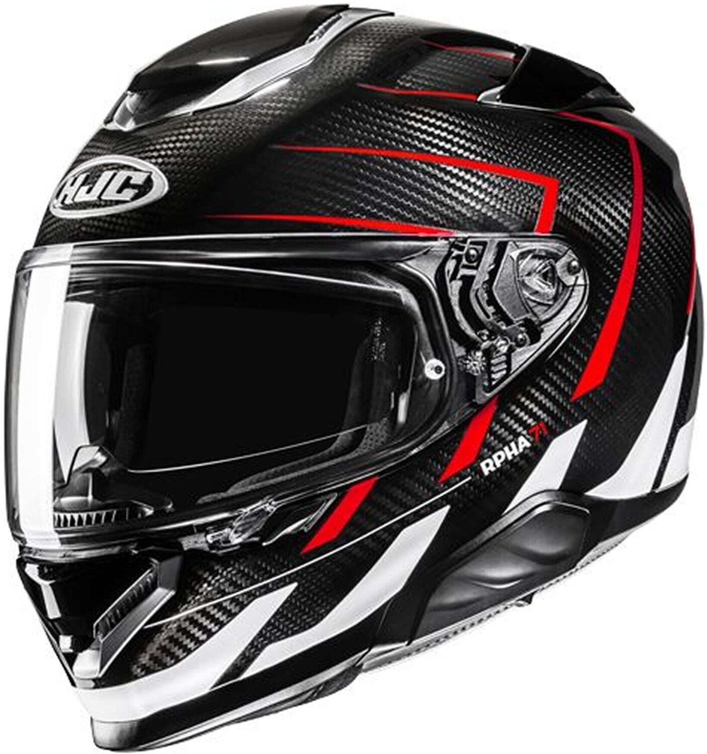 HJC RPHA71 Carbon Cano MC1 noir/blanc/rouge