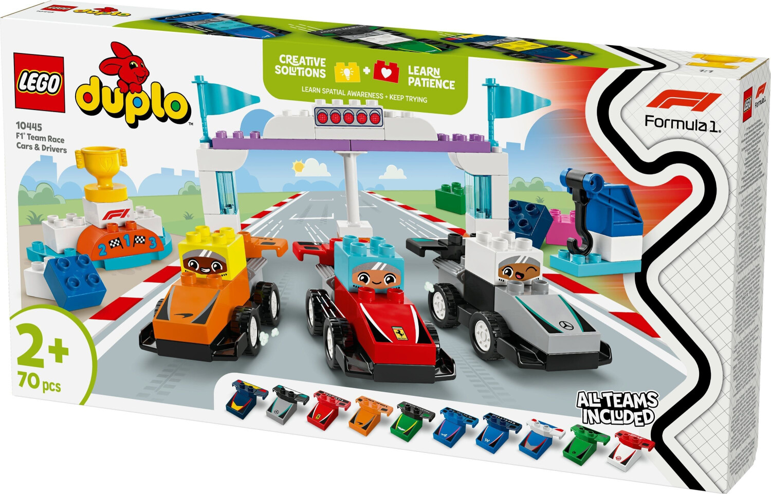 LEGO Duplo - F1 Team Race Cars & Drivers (10445)