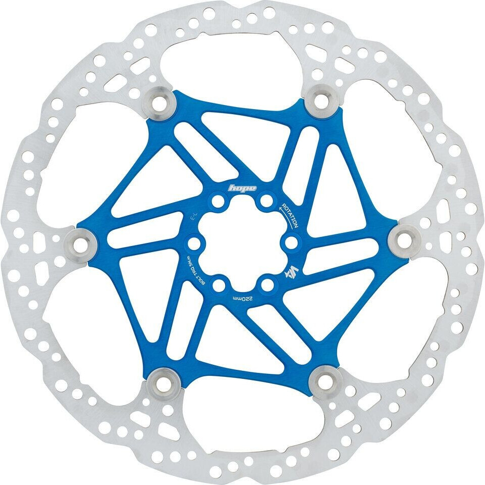 Hope Bremsscheibe V4 Vented Floating 6-Loch für Tech V blue 220 mm
