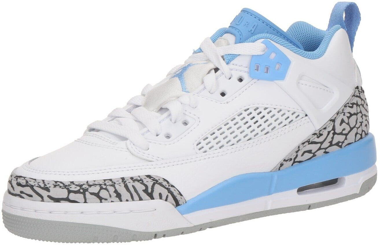 Jordan Spizike Low Junior white wolf grey anthracite university blue