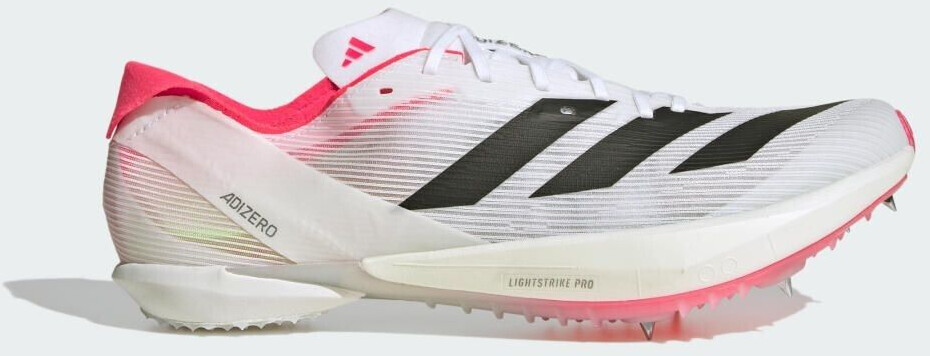 Adidas Adizero Ambition Spike Shoe cloud white black lucid red