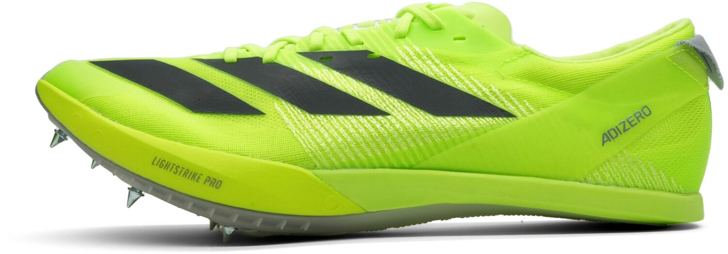 Adidas Adizero Finesse Spike Shoe lucid lemon core black halo silver