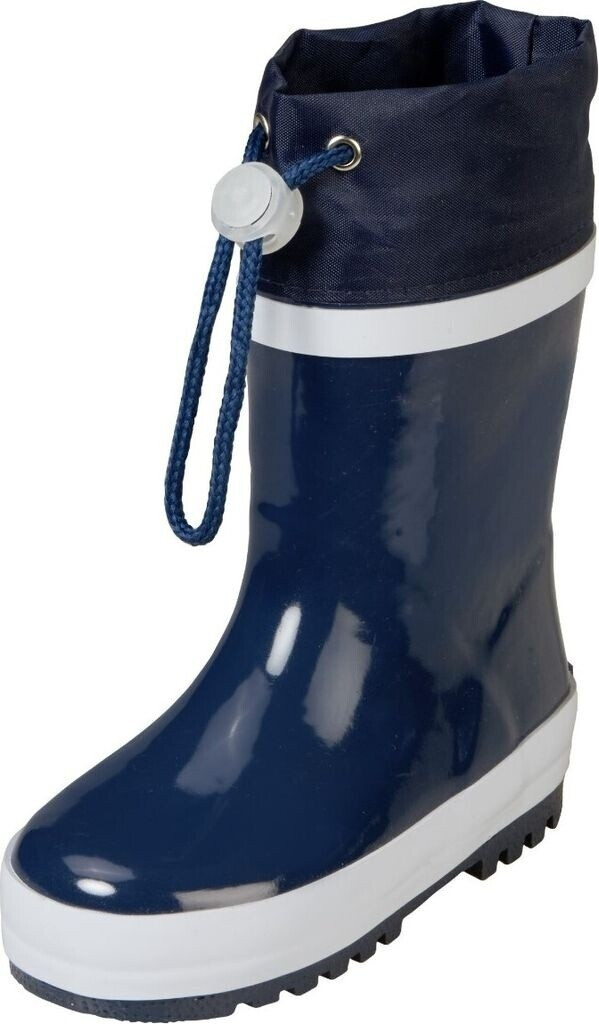 Playshoes Kids Rubber Boots Basic lined solid color 189330
