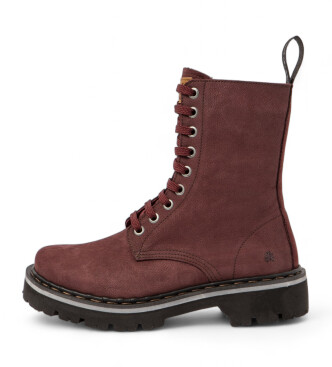 Art 1167 Navy Burgundy Oxford Boots