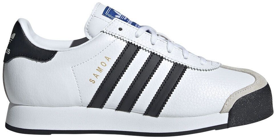 All white adidas samoa clearance