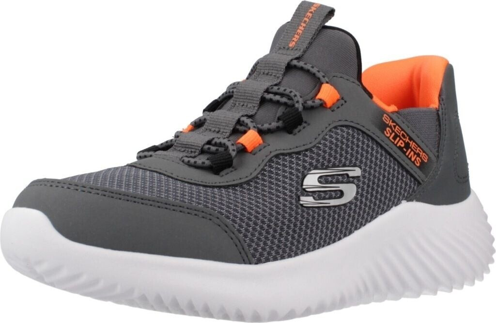 Skechers Bounder Brisk-Burst Sneaker charcoal orange