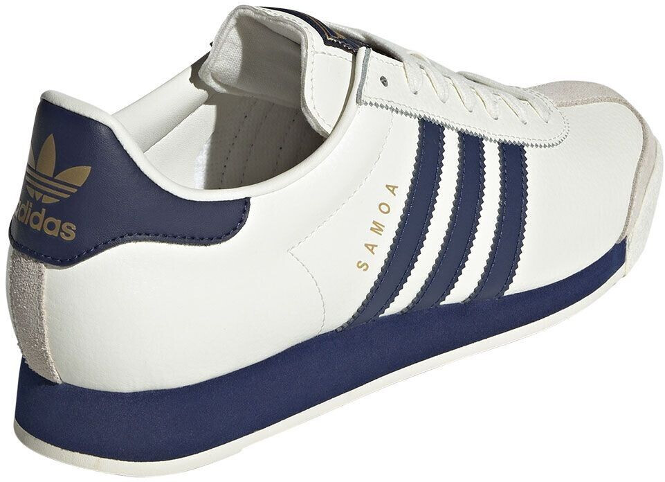Samoa white with blue stripes outlet