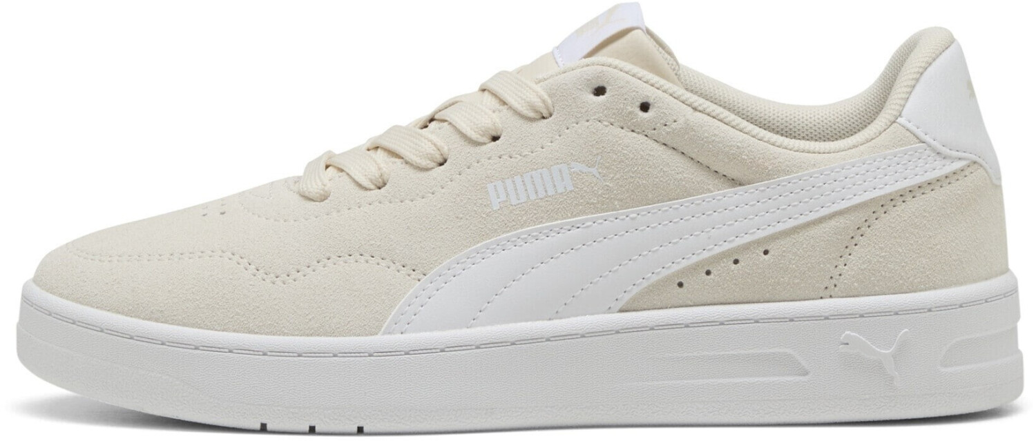 Puma Court Lally Suede Sneakers alpine white