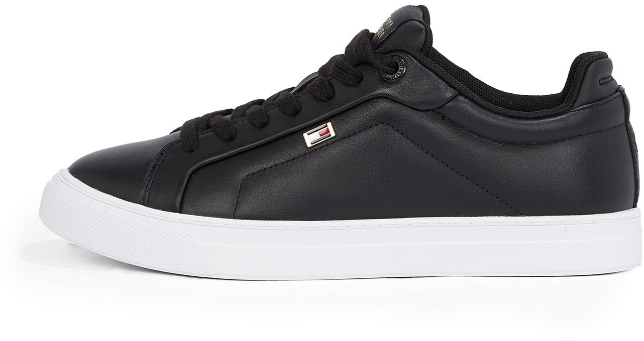 Tommy Hilfiger Court Sneaker Icon Flag schwarz Leder ab 72 18 Preisvergleich bei idealo