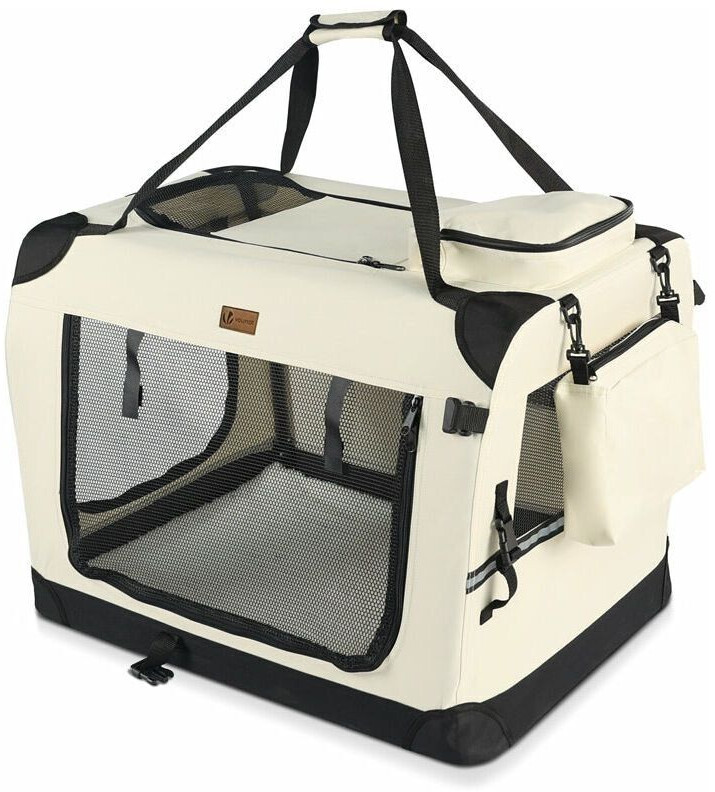 Vounot Foldable Transport Bag For Dog And Cat S blanc (8425467314525)
